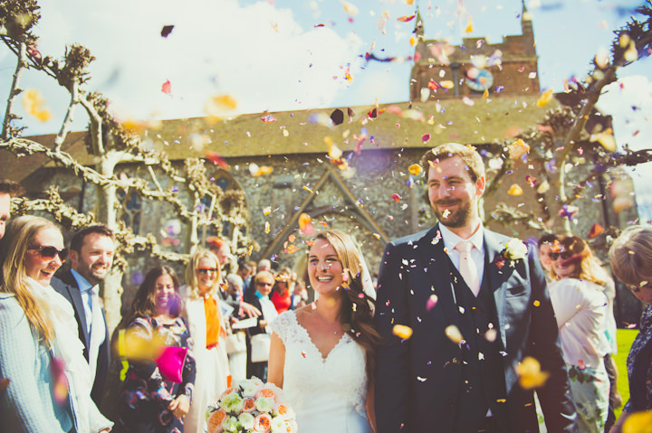 Alex and Dan's Spring Pastels Barn Wedding in Hampshire by Sasha Weddings