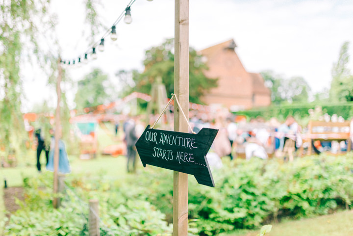 Katie and Paul's Rustic Barn Wedding with Village Fete Fun by Sarah Jane Ethan