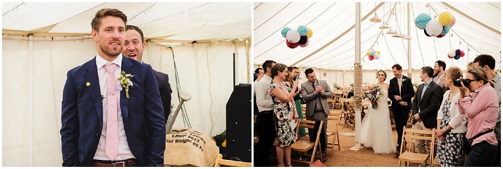 Ruth and Neville's Realxed Homemade Marquee Wedding in Somerset by Warren and Carmen