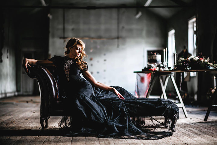Dark Luxe Inspiration with Glamorous Evening Gowns