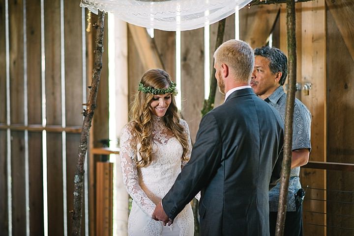 Tani and Ben's Barefoot Bohemian Barn Wedding in Oregon by Undressed Moments Photography