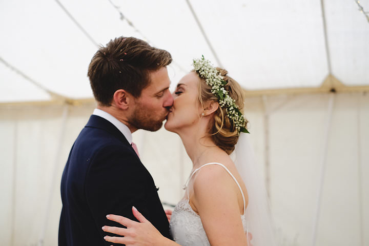 Ruth and Neville's Realxed Homemade Marquee Wedding in Somerset by Warren and Carmen