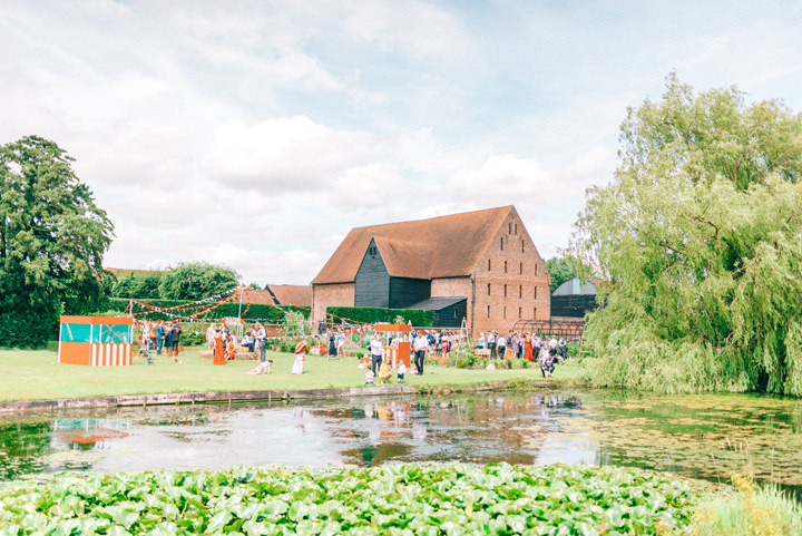 Katie and Paul's Rustic Barn Wedding with Village Fete Fun by Sarah Jane Ethan