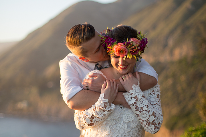 Tropical Bohemian Coastal Wedding Inspiration in Big Sur