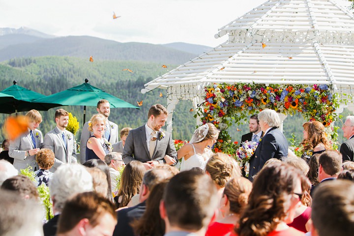 Ashley and Nathan's Sunflowers and Butterfly’s Garden Wedding in Colorado by Elevate Photography