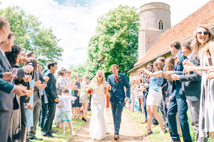 Katie and Paul's Rustic Barn Wedding with Village Fete Fun by Sarah Jane Ethan