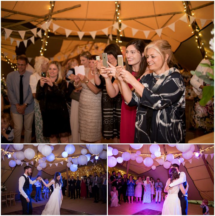 Laura and Richard's Pretty White Nottingham Tipi Wedding by Captured by Katrina