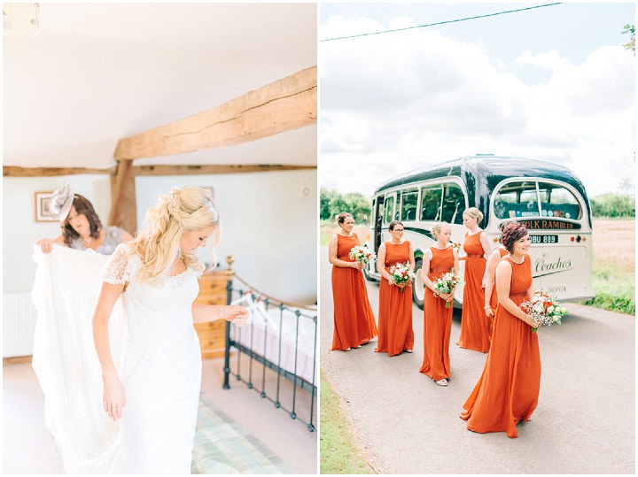 Katie and Paul's Rustic Barn Wedding with Village Fete Fun by Sarah Jane Ethan