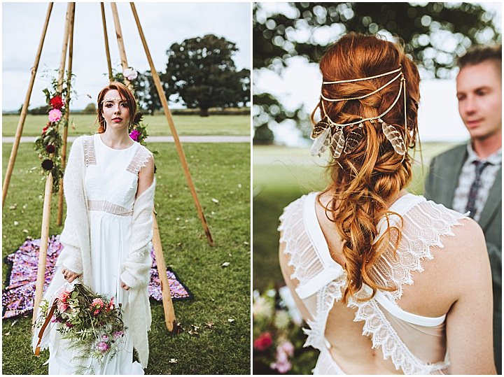 Bohemian Tipi Inspiration with Hippie Styling, Painted Tattoos and Tie-Dye