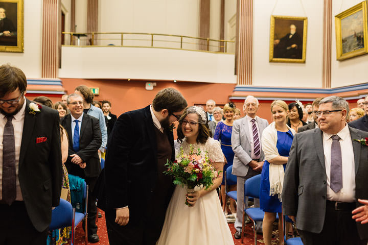 Paddy and Stephanie's Leeds Town Hall Wedding with Industrial Party Vibes by Paul Joseph Photography