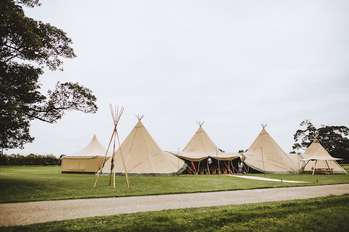 Bohemian Tipi Inspiration with Hippie Styling, Painted Tattoos and Tie-Dye