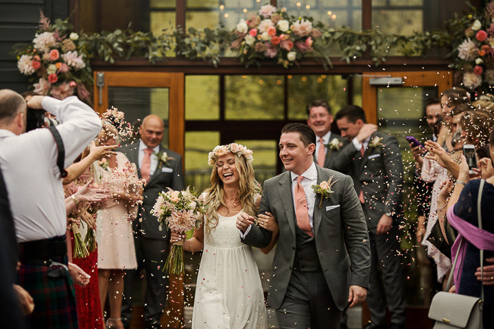 Lauren and Adam's Stylish Boho Inspired West Sussex Barn Wedding by Matt Parry