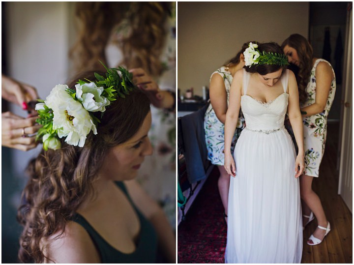 Ella and Andrew's Laid Back Bohemain Garden Wedding in Brighton by Mark Tattersall