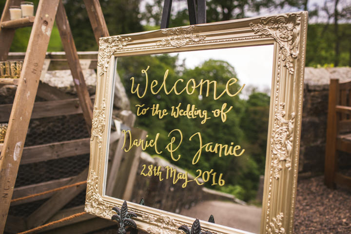 Jamie-Lee and Daniel's Elegant White and Gold Tipi Wedding in Northumberland by Andy Hudson Photography