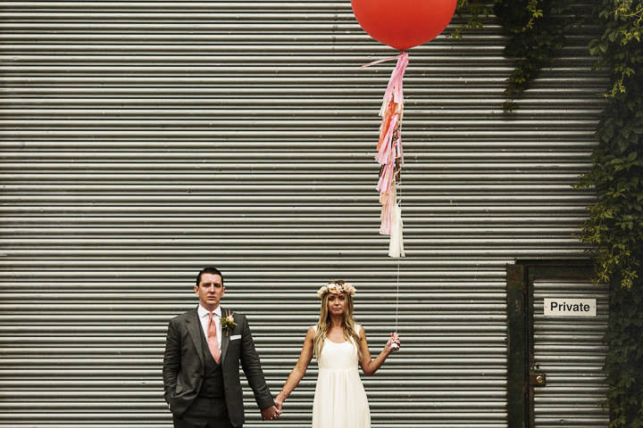 Lauren and Adam's Stylish Boho Inspired West Sussex Barn Wedding by Matt Parry