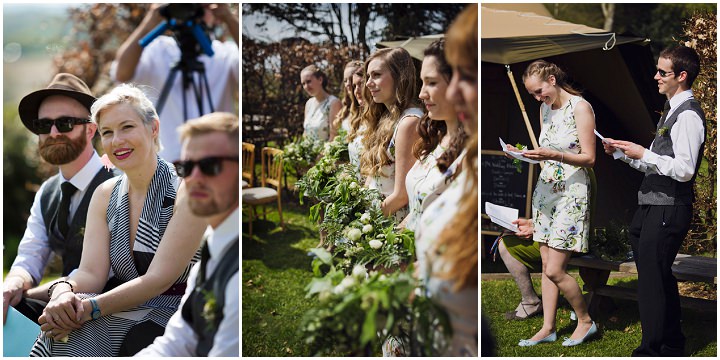 Ella and Andrew's Laid Back Bohemain Garden Wedding in Brighton by Mark Tattersall