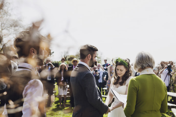 Ella and Andrew's Laid Back Bohemain Garden Wedding in Brighton by Mark Tattersall