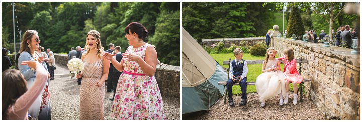 Jamie-Lee and Daniel's Elegant White and Gold Tipi Wedding in Northumberland by Andy Hudson Photography