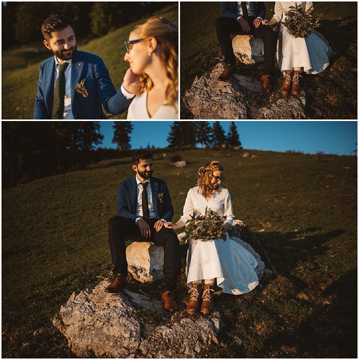 Meta and Albert's Nature Inspired Rustic Slovenian Wedding by Katja and Simon