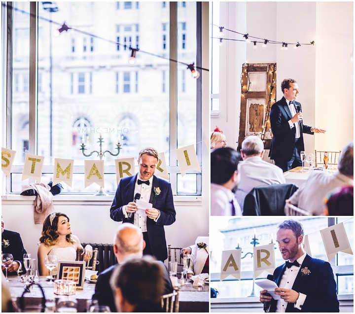 James and Caroline's Glitter and Geometrics Liverpool Wedding by Clara Cooper Photography