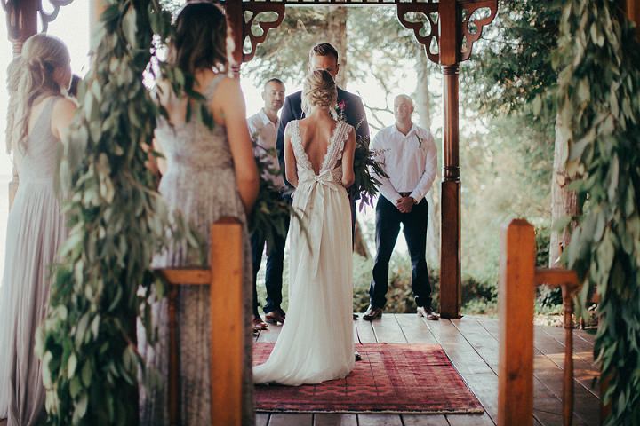 Davita and Nolan's Stunning Handcrafted, Lakeside Canadian Wedding by Luke Liable