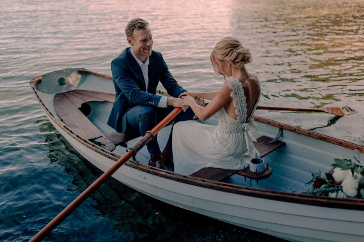 Davita and Nolan's Stunning Handcrafted, Lakeside Canadian Wedding by Luke Liable