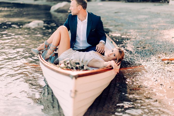 Davita and Nolan's Stunning Handcrafted, Lakeside Canadian Wedding by Luke Liable