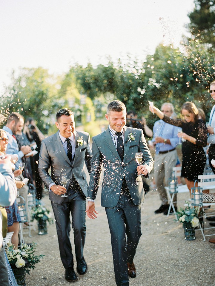 Gorgeous Same Sex 5 Day Long French Wedding by L'Artisan Photographe with an outdoor ceremony and open air reception