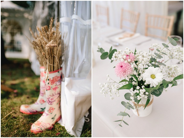 Giles and Harriet's Pretty Pastel Back Garden Wedding in Kent by Parkershots