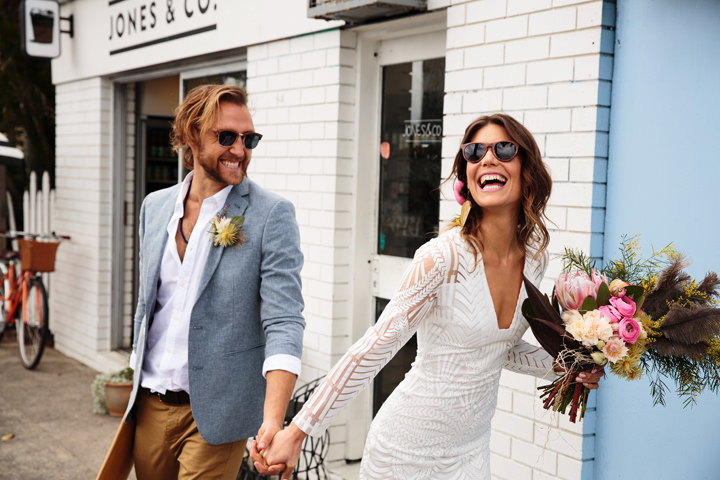 boho chic wedding men
