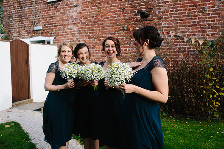 'Dinosaurs and Daisy's' North Wales Wedding by Dan Hough Photography with a yellow and blue colour scheme and lots of homemade details