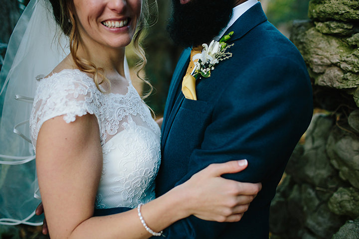 'Dinosaurs and Daisy's' North Wales Wedding by Dan Hough Photography with a yellow and blue colour scheme and lots of homemade details