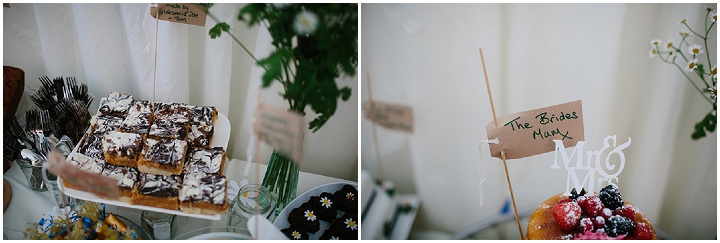 'Dinosaurs and Daisy's' North Wales Wedding by Dan Hough Photography with a yellow and blue colour scheme and lots of homemade details