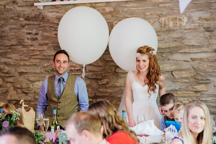 Relaxed Homemade Festival Wedding in Devon by Fiona Walsh Photography with colourful details and homegrown flowers