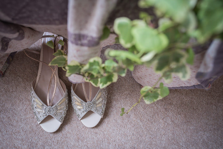 Family Affair Wonderful Woodland Wedding by Lucy Noble, with a Jenny Packham dress, bunting, a fire pit and dancing under the stars.