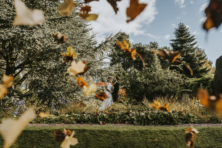 Earthy and Rustic Autumn Wedding by French Connection Photography, with dried flowers, tattoos all planned in 4 months.