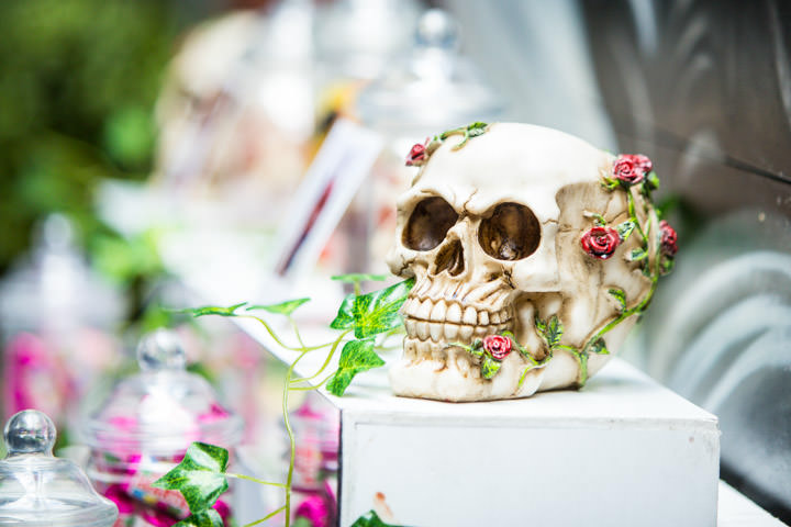 Becky and Andy's Mexican Day of the Dead Theme London Wedding by Stephen Duncan Photography