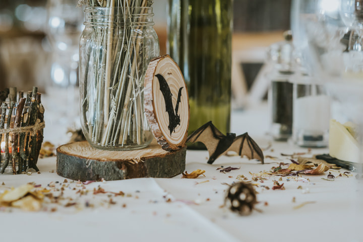 Earthy and Rustic Autumn Wedding by French Connection Photography, with dried flowers, tattoos all planned in 4 months.