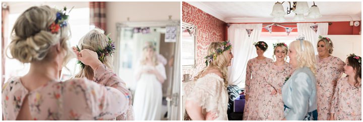 Kezia and Paddy's 'Boho meets Vintage' Festival Wedding in Bolton by Petal and Blush Artistry