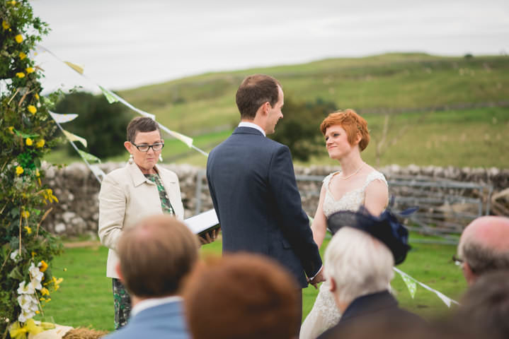 Weekend Long Outdoor DIY Derbyshire Wedding by Toast Photography with a rustic green and yellow colour scheme.