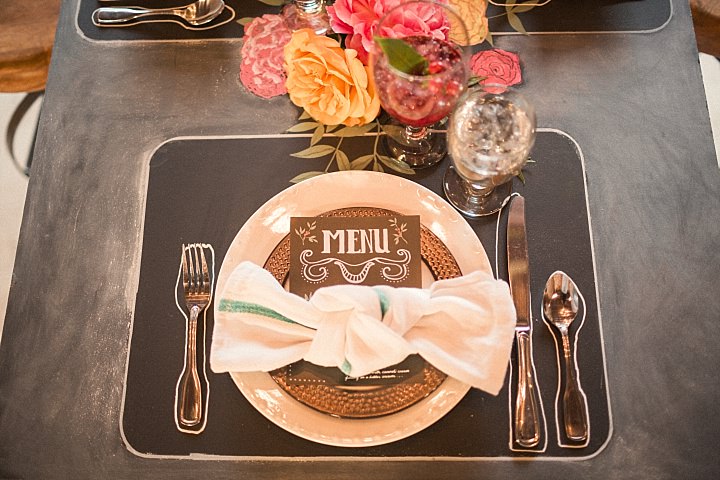 Art Explosion Chalkboard Wedding Inspiration