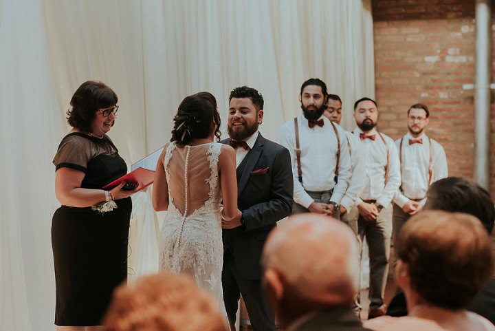 Gritty Chicago City Wedding by Roni Rose Photography