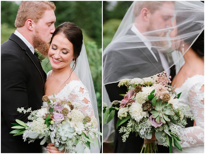 Rainy Outdoor Woodland Themed Wedding by Beth Joy Photos