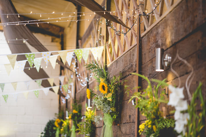 Weekend Long Outdoor DIY Derbyshire Wedding by Toast Photography with a rustic green and yellow colour scheme.