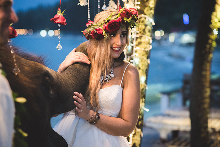 Beautiful Thailand Elopement with the Cutest Baby Elephant and traditional ceremony by Wedding Boutique Phuket