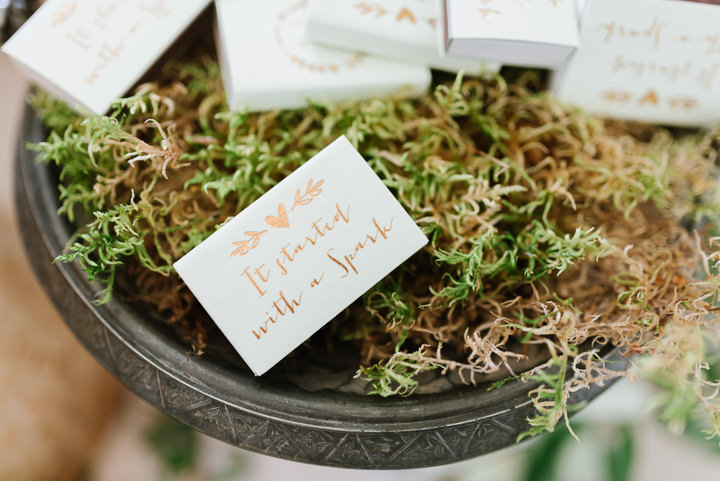 Rainy Outdoor Woodland Themed Wedding by Beth Joy Photos