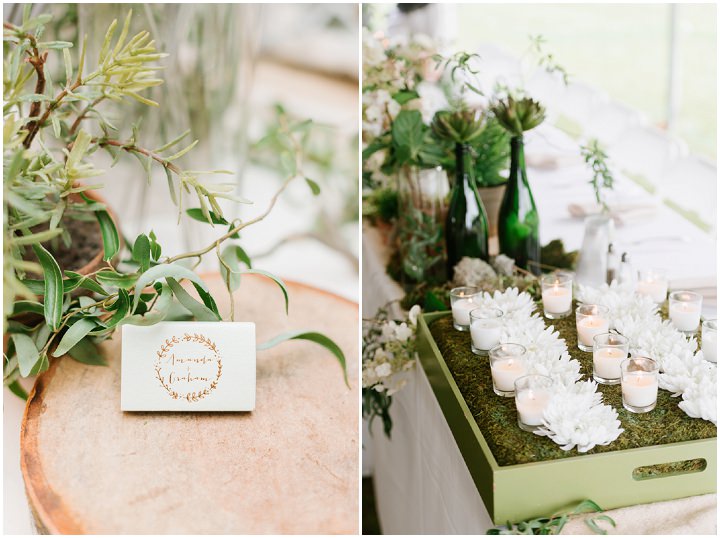 Rainy Outdoor Woodland Themed Wedding by Beth Joy Photos