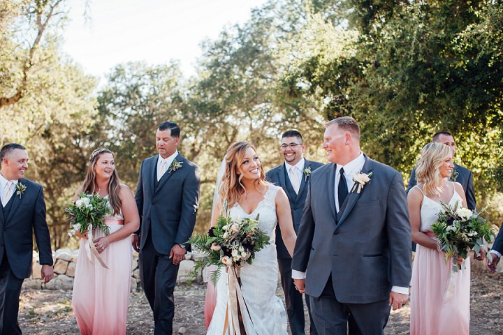 Vintage Bohemian Mountaintop Wedding in California by Hannah Kate Photography