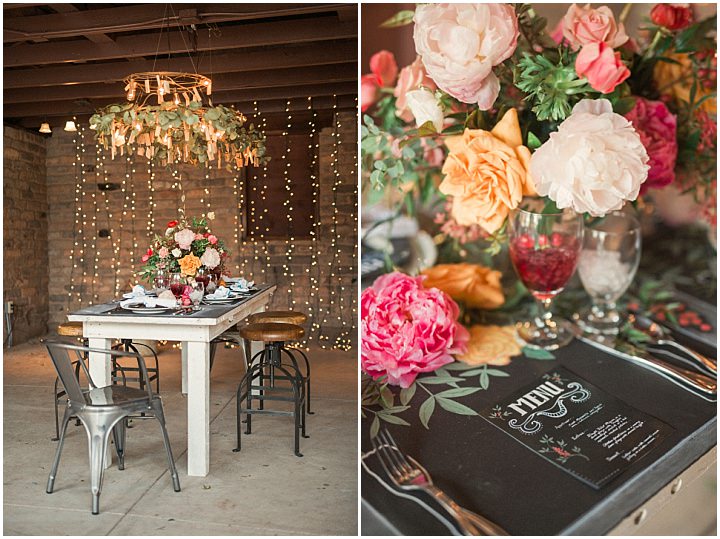 Art Explosion Chalkboard Wedding Inspiration