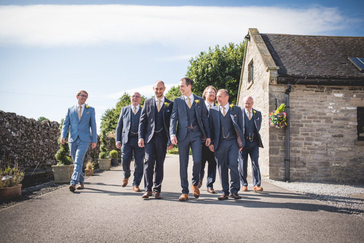 Weekend Long Outdoor DIY Derbyshire Wedding by Toast Photography with a rustic green and yellow colour scheme.